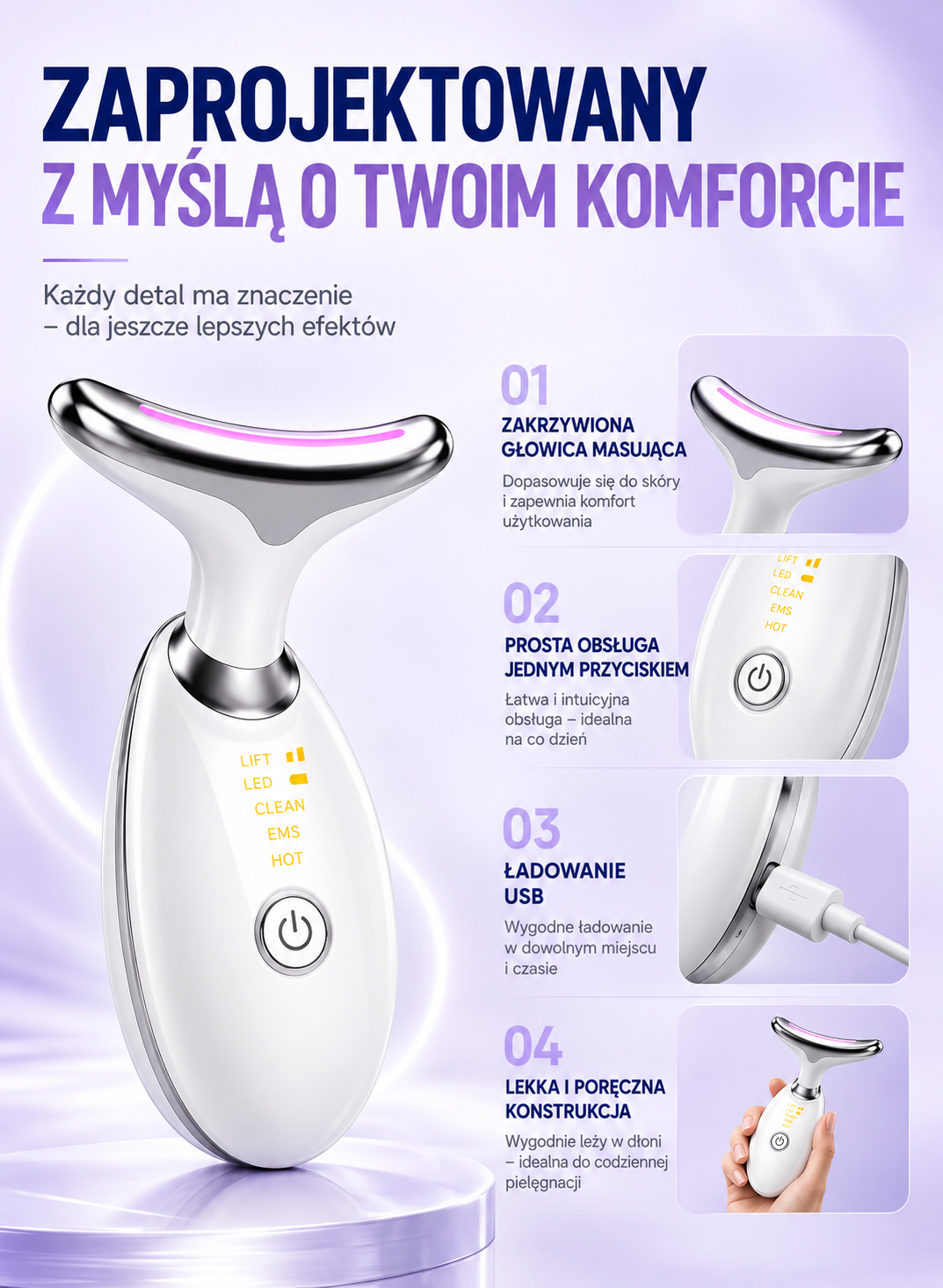 Averia Masażer 7w1